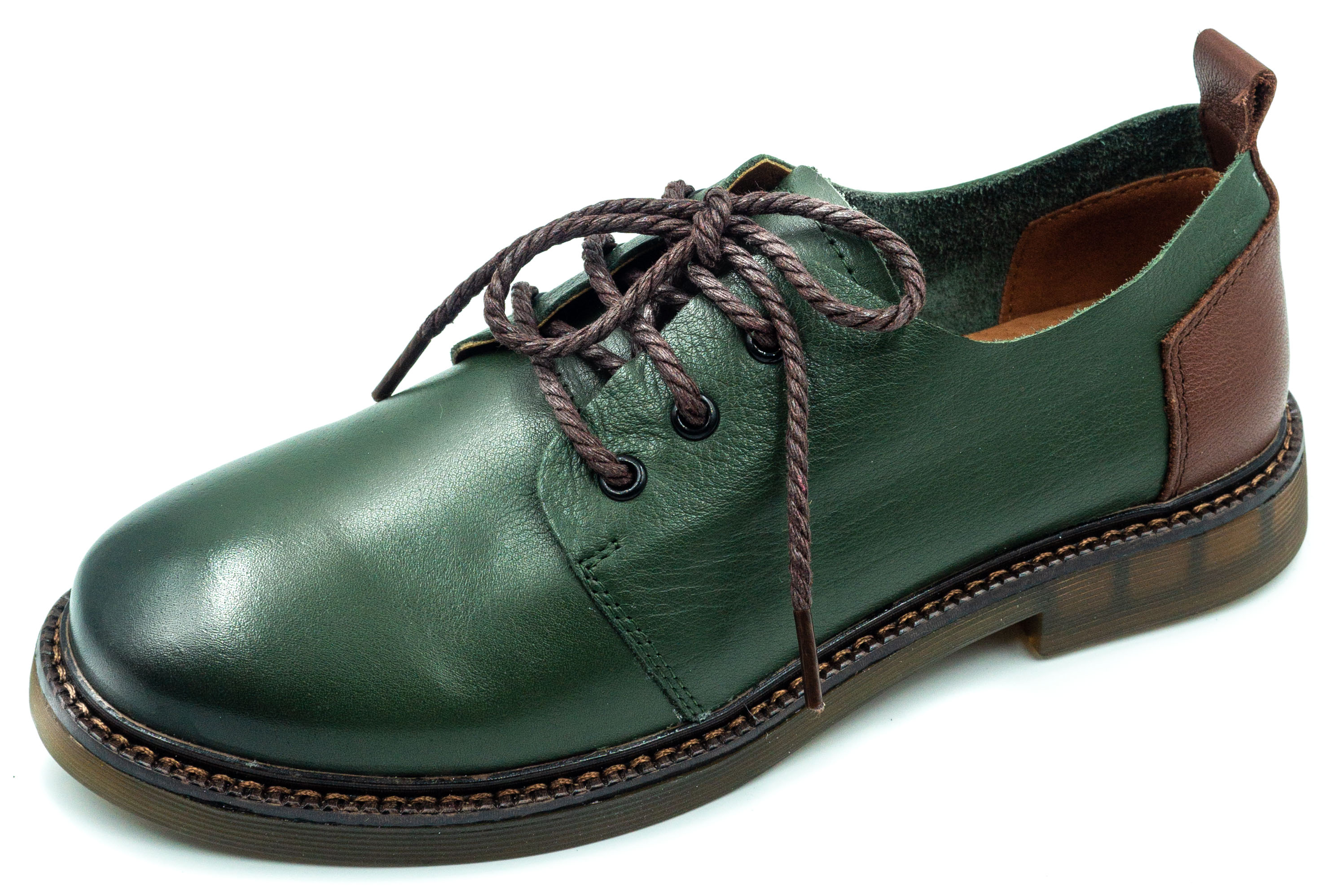 

Дерби IVA 0017-L1 Green 36