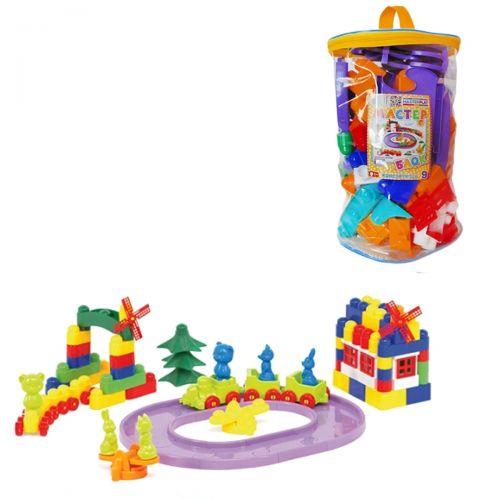 

Конструктор Colorplast Мастер Блок №9, 115 детали 1-031