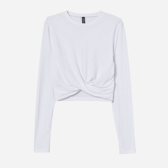 

Топ H&M Divided 304-9077022 M Белый