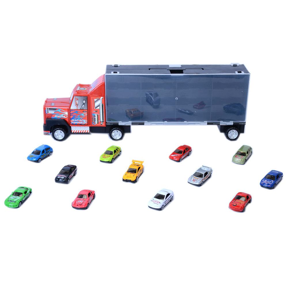 

Игрушка One Two Fun Транспорт для перевозки автомобилей, 12 шт.