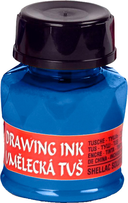 

Тушь художественная Koh-i-Noor 20 г Светлый синий (2430)