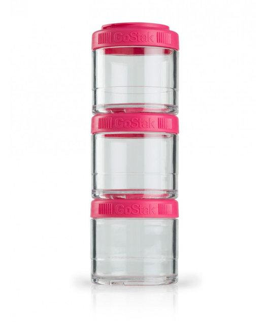 

Контейнер спортивный BlenderBottle GoStak 3 Pak Pink (ORIGINAL)