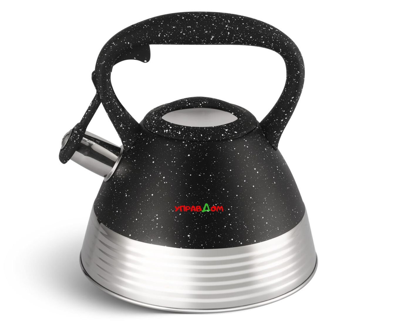 

Чайник из нержавеющей стали со свистком Edenberg 3.0 л Черный (EB-8827B)