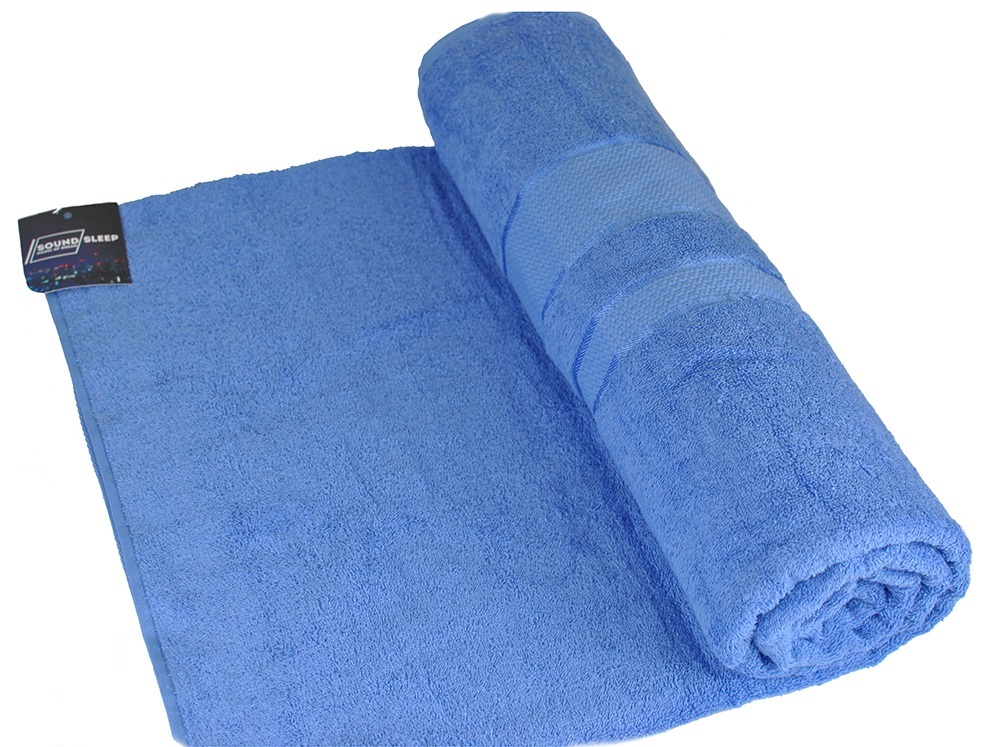 

Махровая простынь SoundSleep Blue 150х200