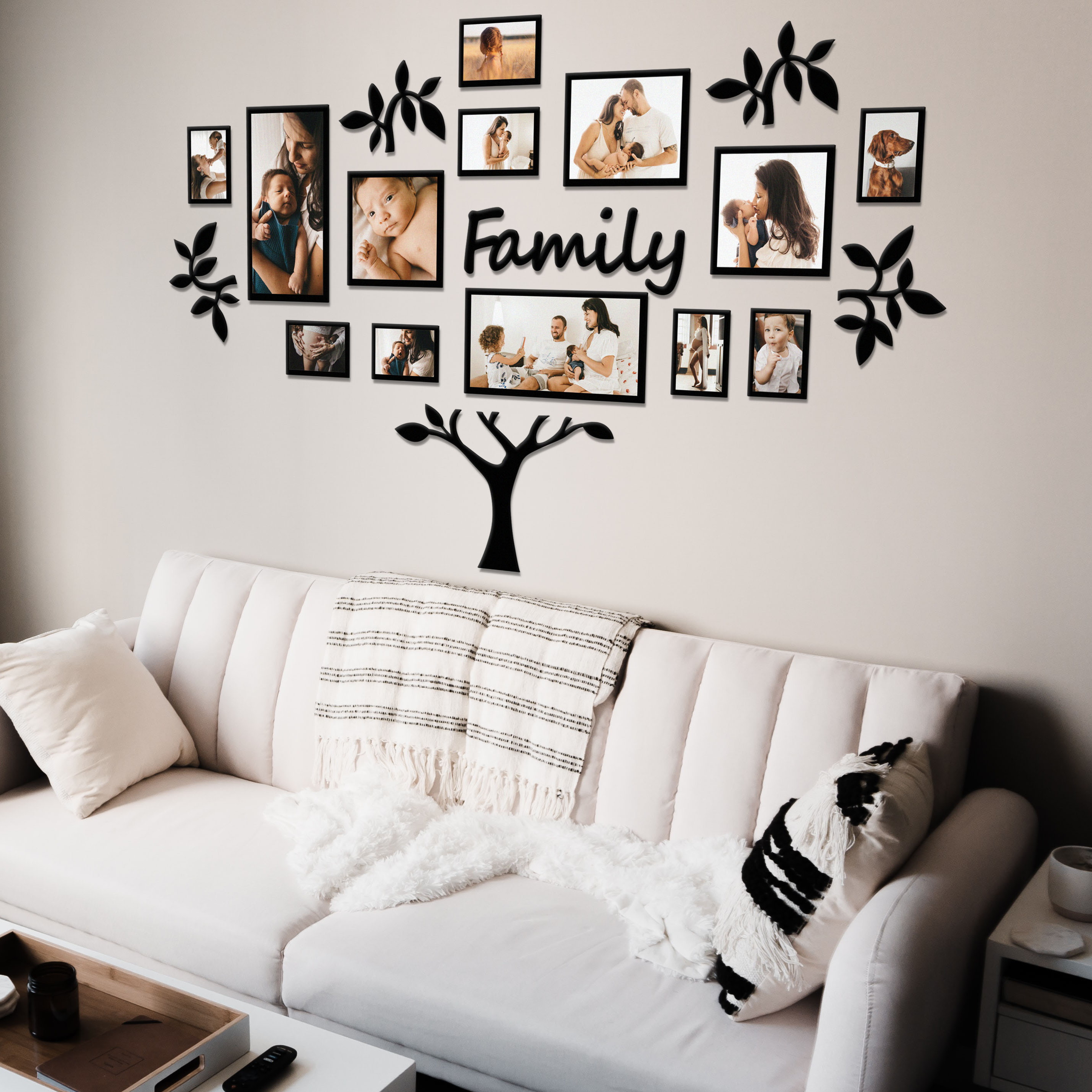 

Семейное дерево LIKEWOOD 180х180 см FAMILY с набором фоторамок, натуральное дерево