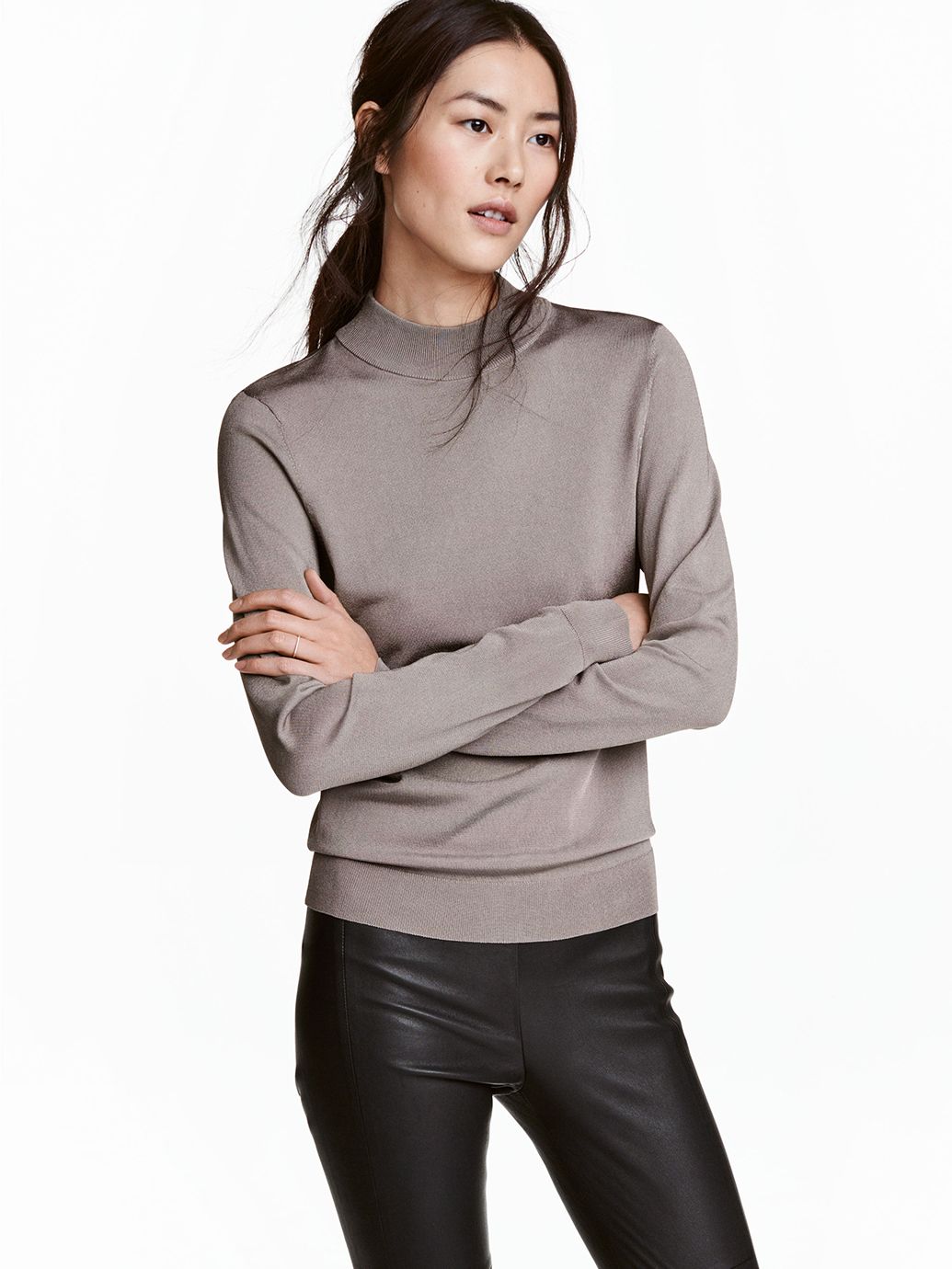 

Водолазка H&M 0461699-01 M Серая