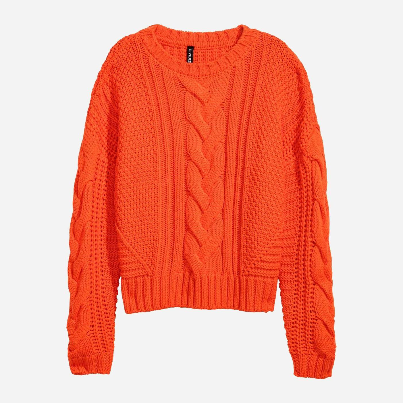 

Джемпер H&M 0538746-01 S Оранжевый