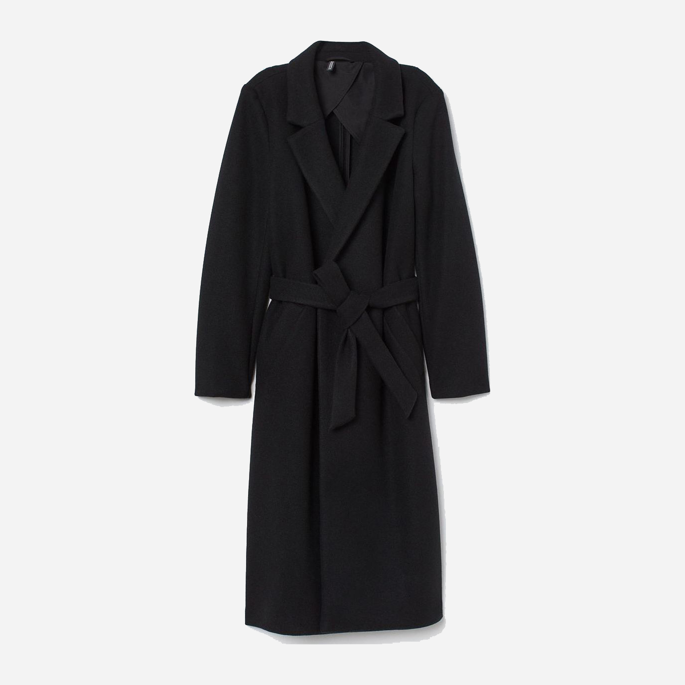 

Пальто H&M 0760417-01 M Черное