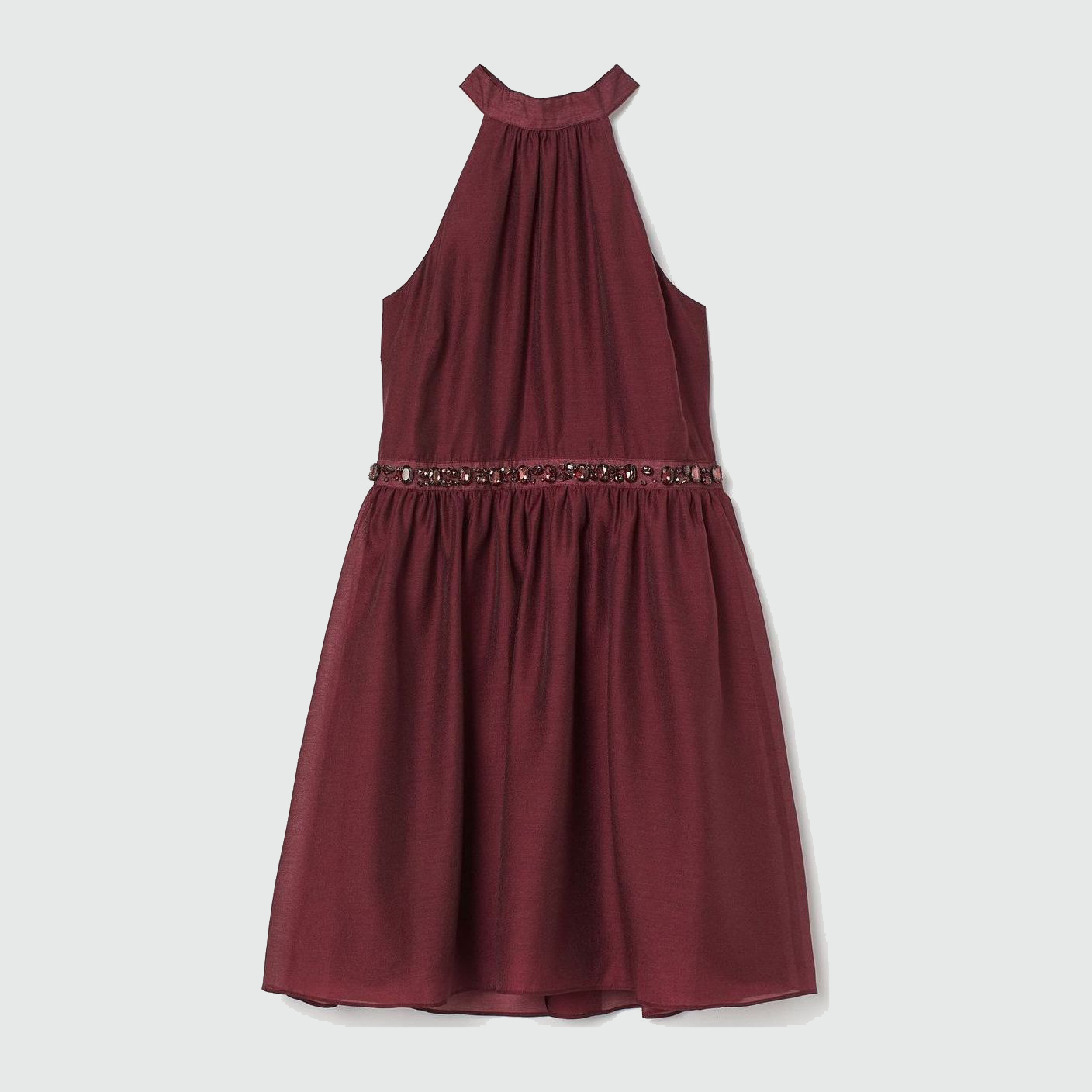 

Сарафан H&M 0822044-01  Бордовый, Сарафан H&M 0822044-01 40 Бордовый