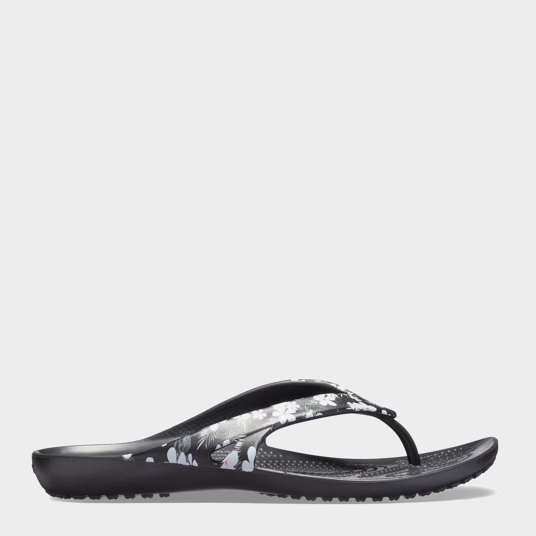

Вьетнамки Crocs Jibbitz Kadee II Seasonal Flip 205635-98F-W9 39-40 25.5 см Черные с белым