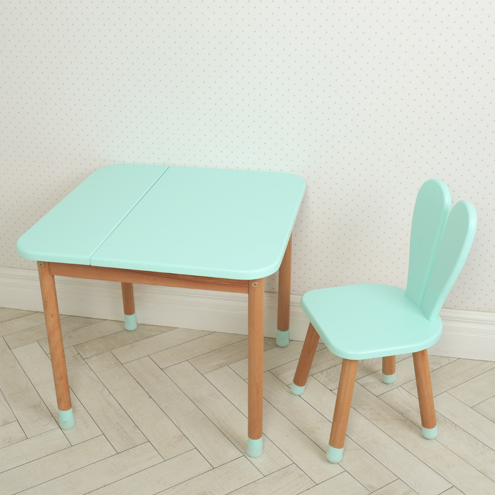 

Столик со стульчиком Bambi Зайчик 04-025B-BOX Turquoise (04-025B-BOX)