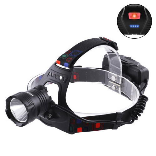 

Фонарь налобный XQ-219-HP50, ЗУ micro USB, 3x18650, power bank, signal light, индикация заряда, Box