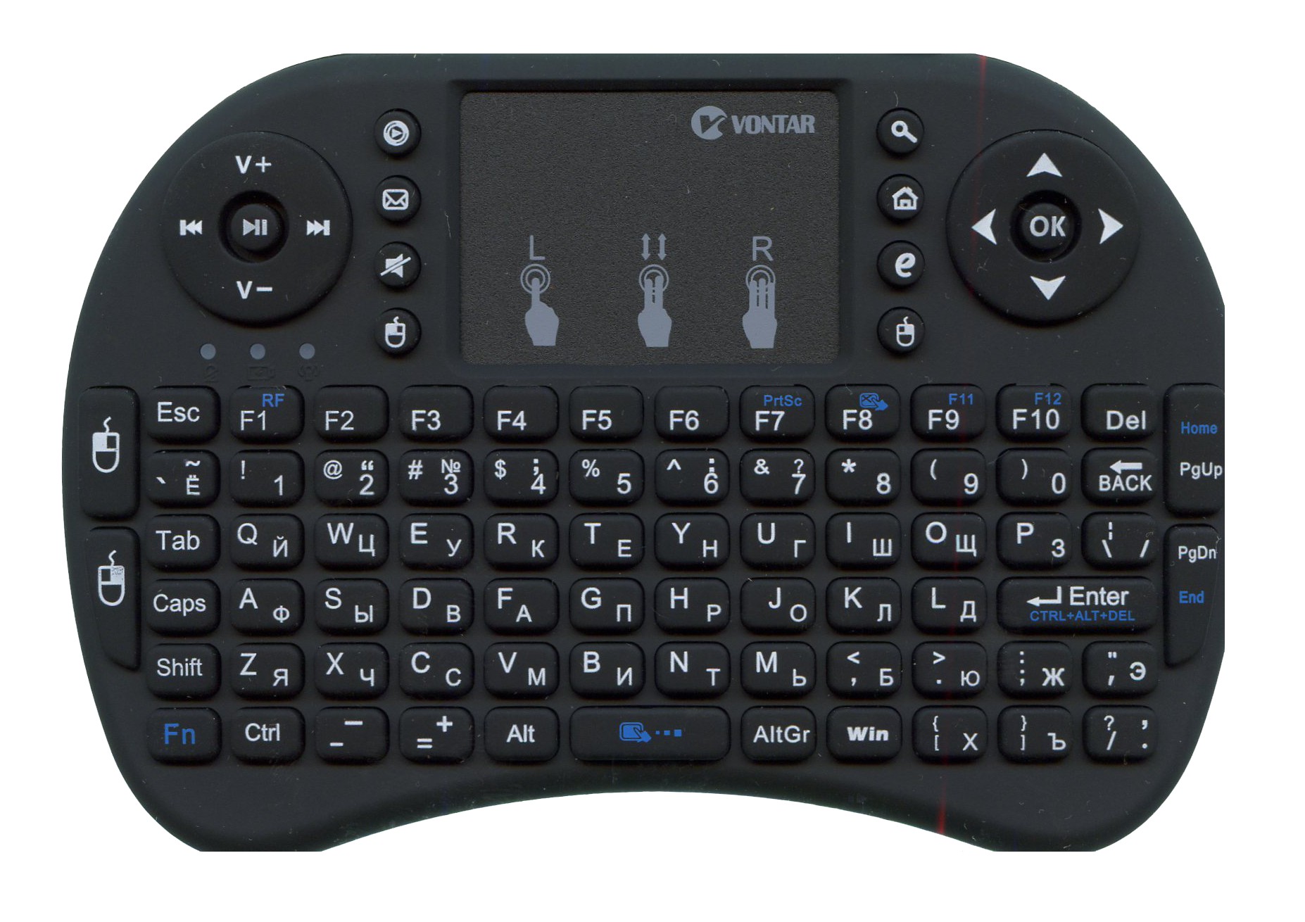 

Пульт HUAYU Air Mouse mini i8 для smart телевизоров и приставок (4904)