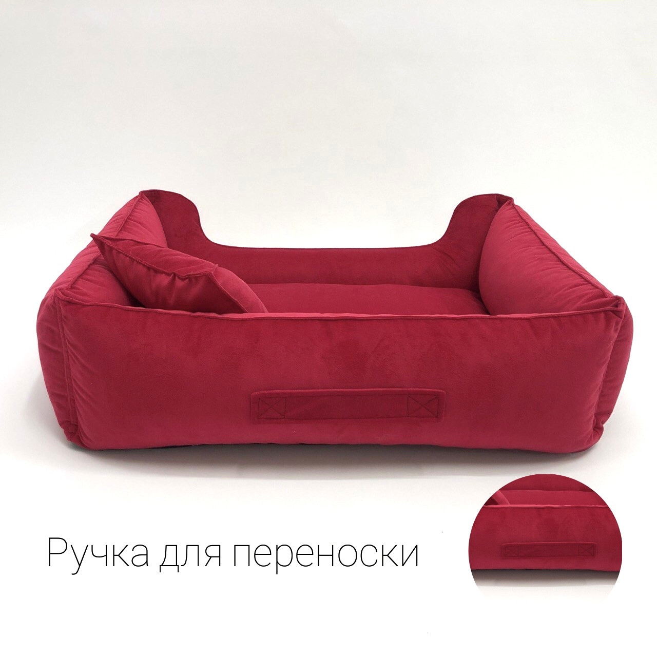 

Лежак для собак и кошек DogClub Premium L Красный