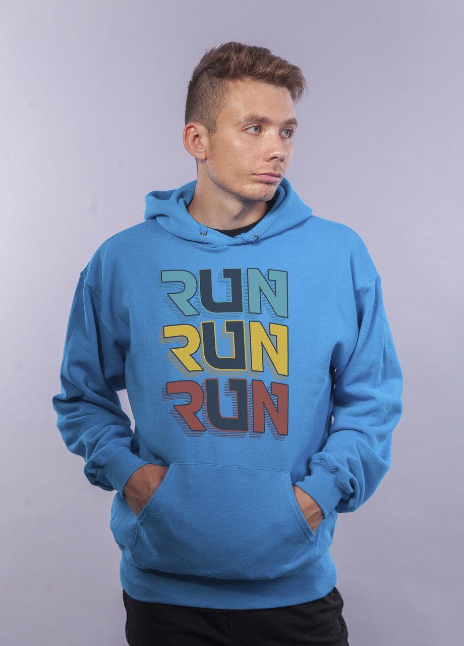 

Толстовка Ультрамарин LOYS "Run Run Run" XXL