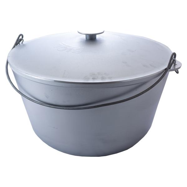 

Казан алюминиевый Biol 450 х 240 мм x 30 л с крышкой и дужкой