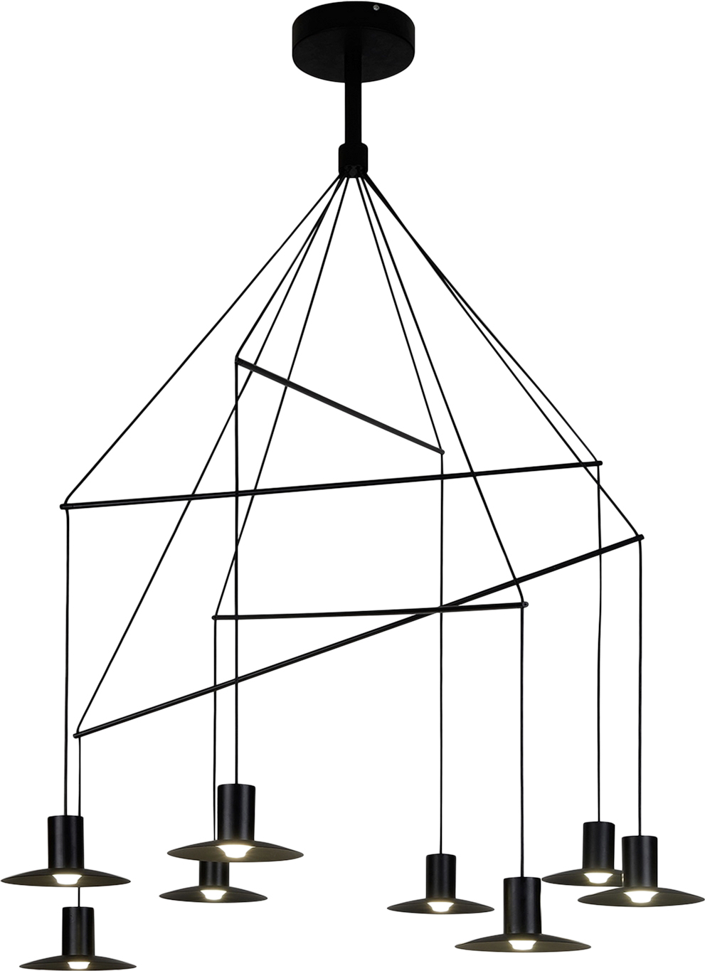 

Люстра Wunderlicht LED 8х3W 8888-48