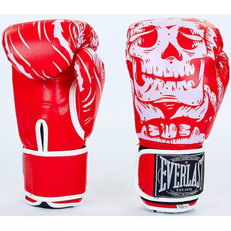 

Перчатки боксерские Everlast Skull, код: BO-5493