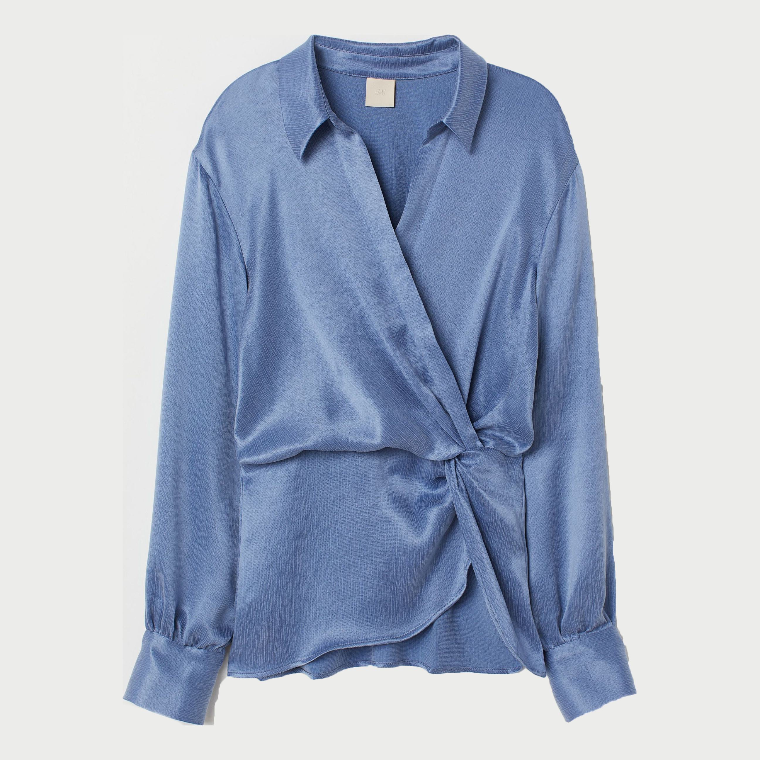 

Блузка H&M 0735625-9  Голубая, Блузка H&M 0735625-9 34 Голубая
