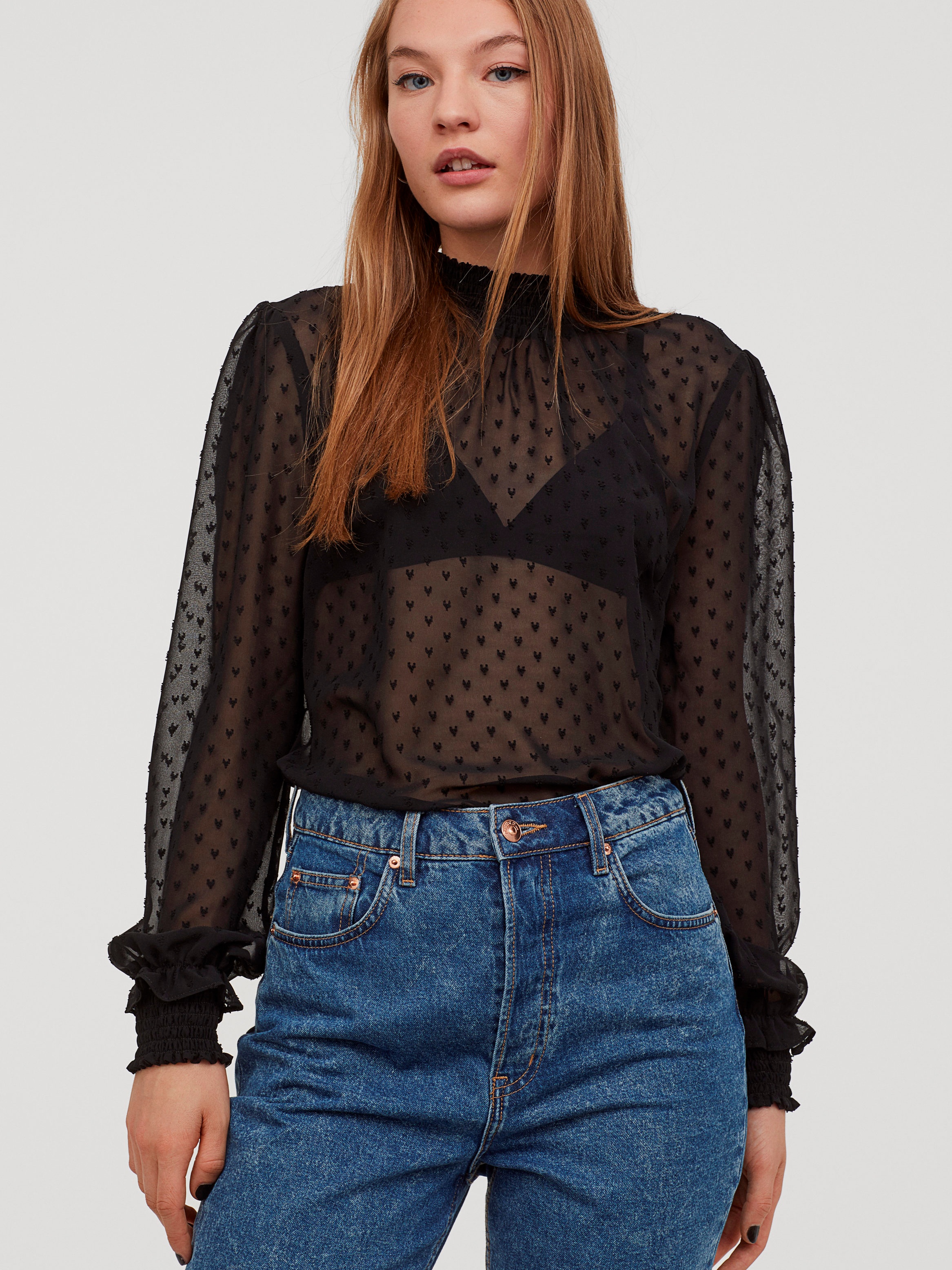 

Блузка H&M 0781592-0 34 Черная