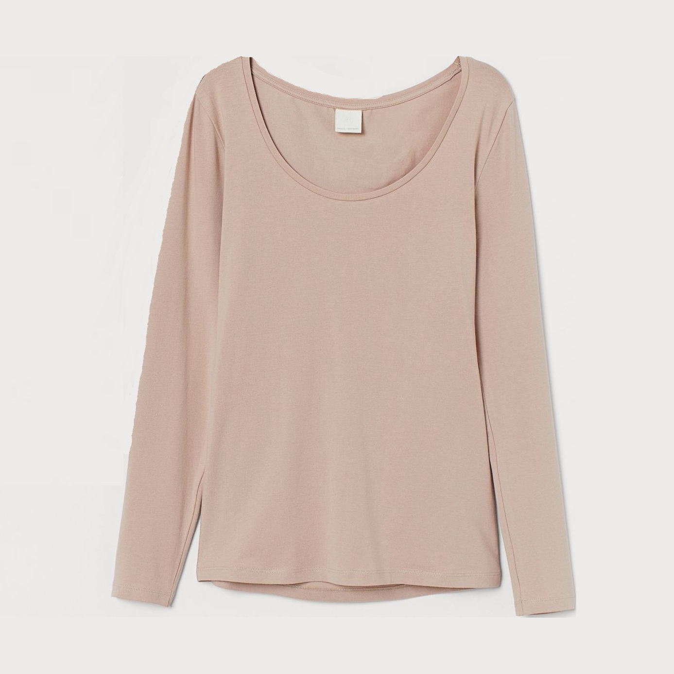 

Лонгслив H&M 0824995-0 L Пудровый