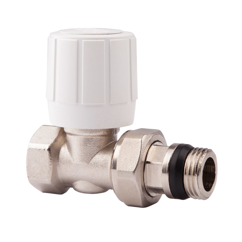 

Кран радиаторный Icma №954 прямой 3/4" с ручкой