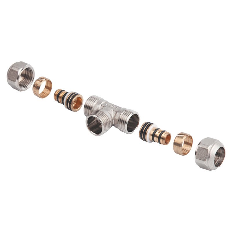 

Тройник металлопластиковый Icma №547 20х3/4"х20