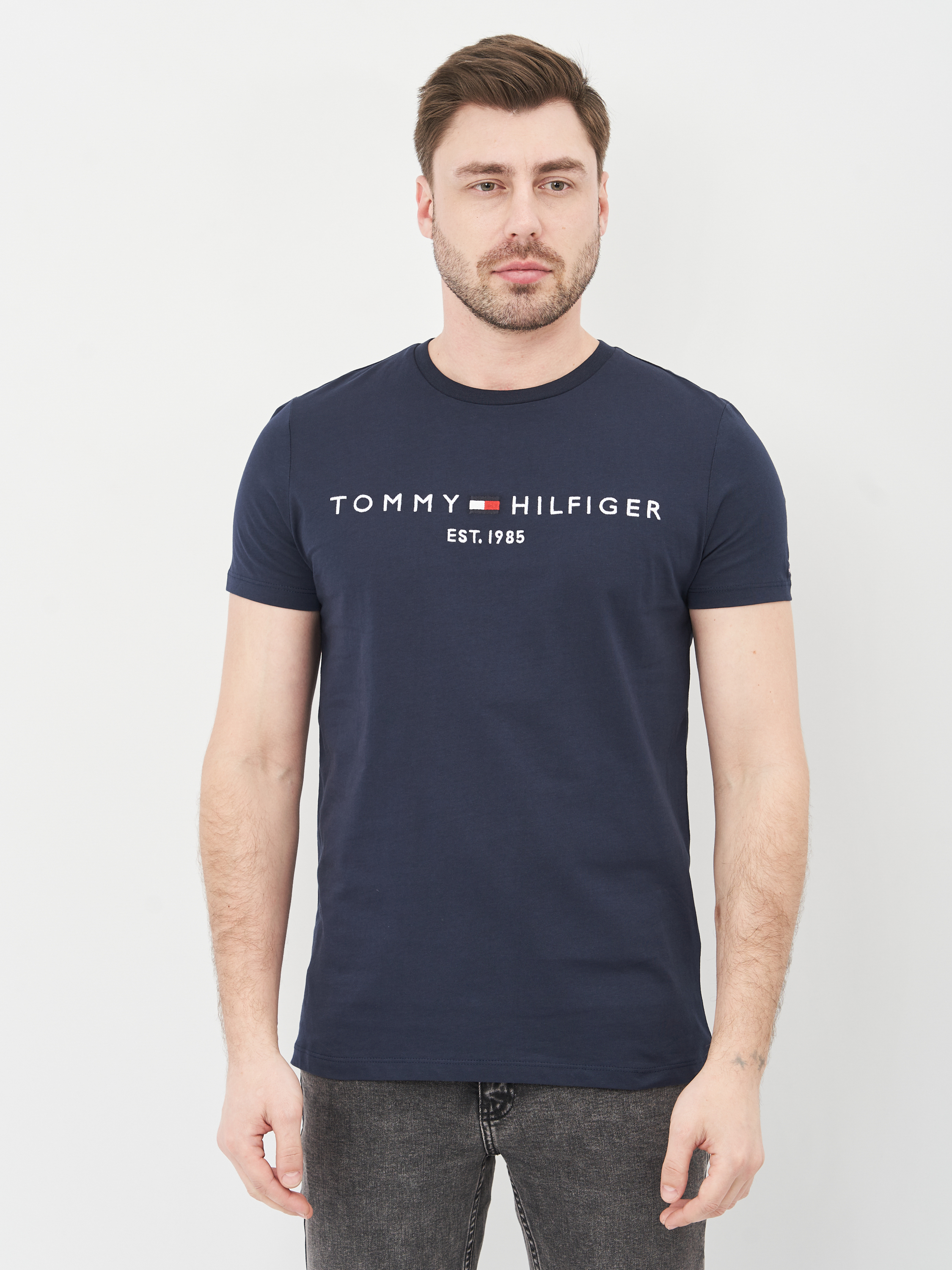 

Футболка Tommy Hilfiger 10615.1 XL (50) Темно-синяя