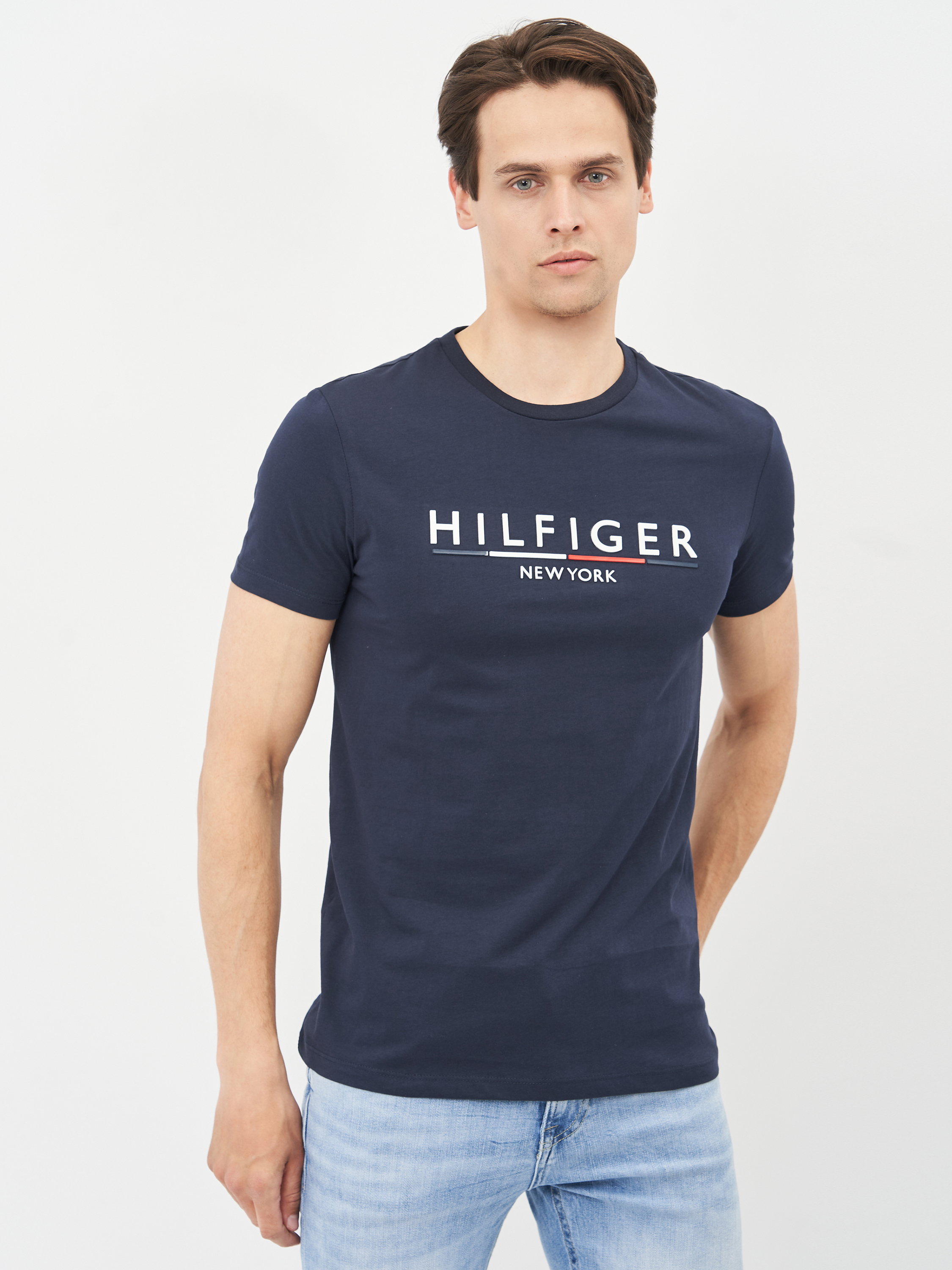 

Футболка Tommy Hilfiger 10636.4 S (44) Темно-синяя