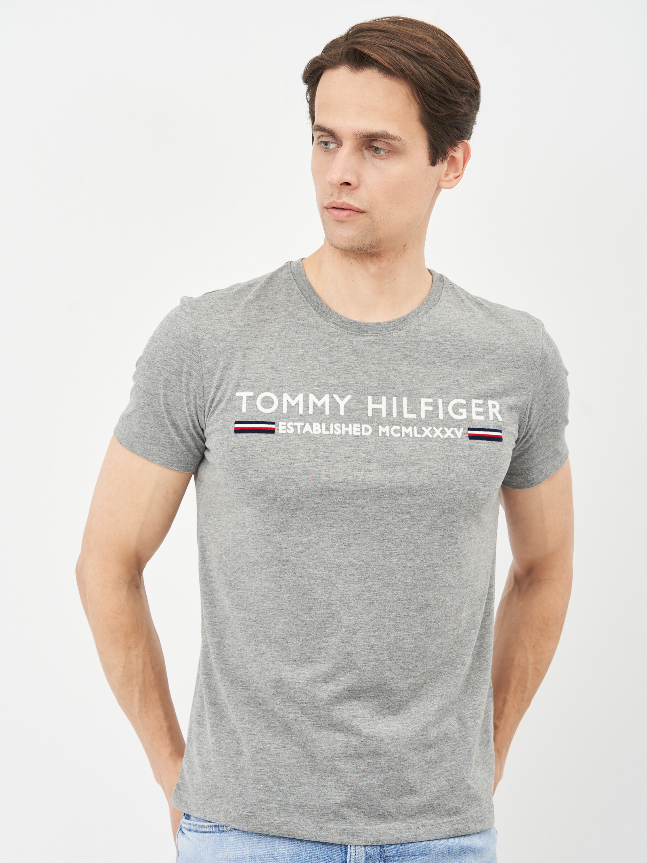 

Футболка Tommy Hilfiger 10637.2  (50) Серая, Футболка Tommy Hilfiger 10637.2 XL (50) Серая