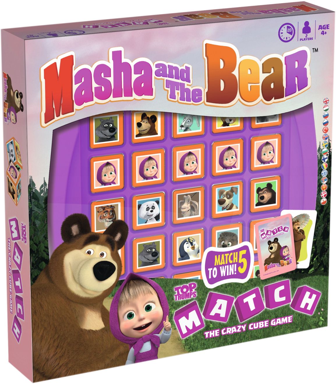

Настольная игра Winning Moves - Top Trumps Match Masha and the Bear (2042)