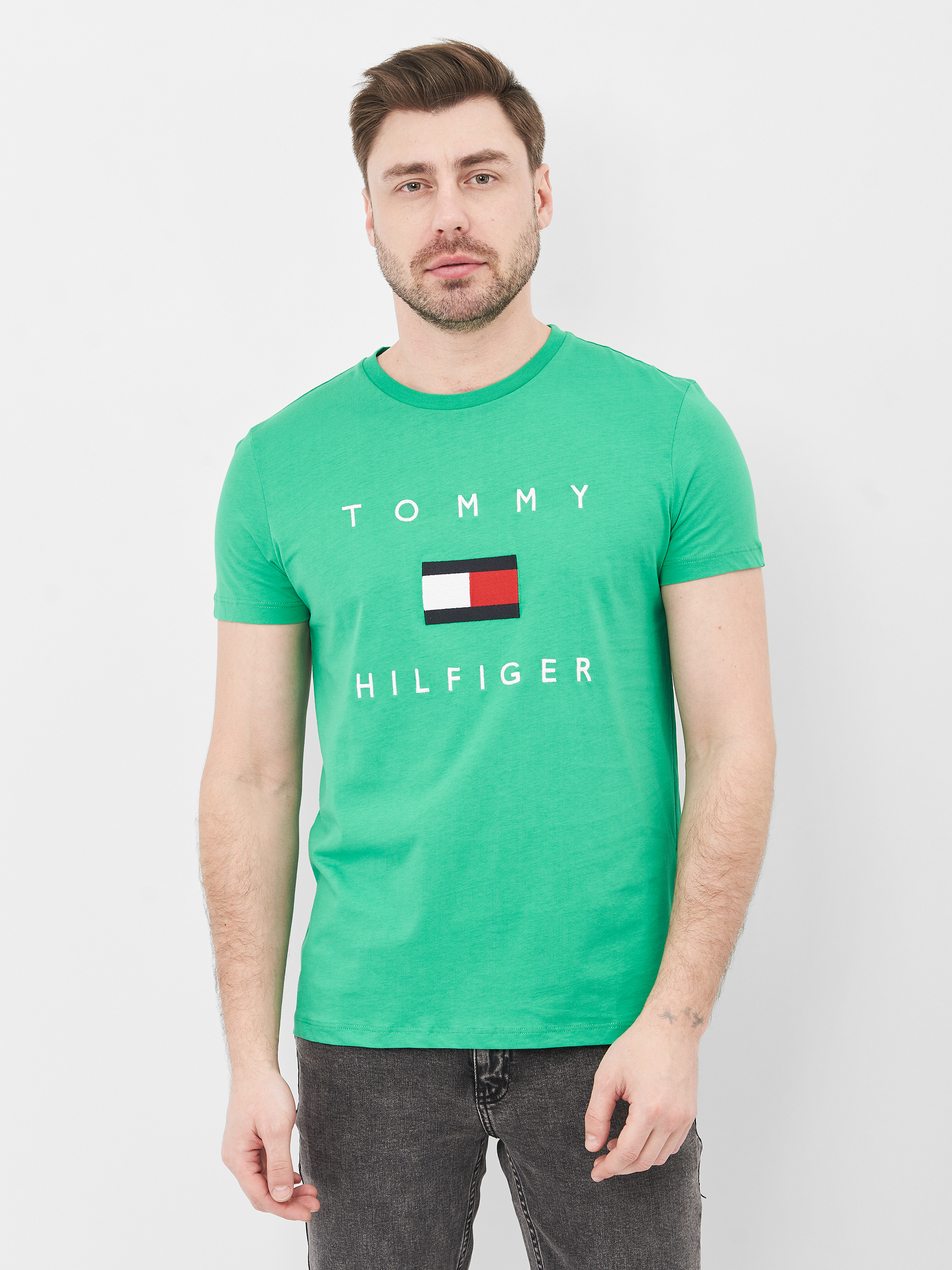 

Футболка Tommy Hilfiger 10640.5  (46) Зеленая, Футболка Tommy Hilfiger 10640.5 M (46) Зеленая