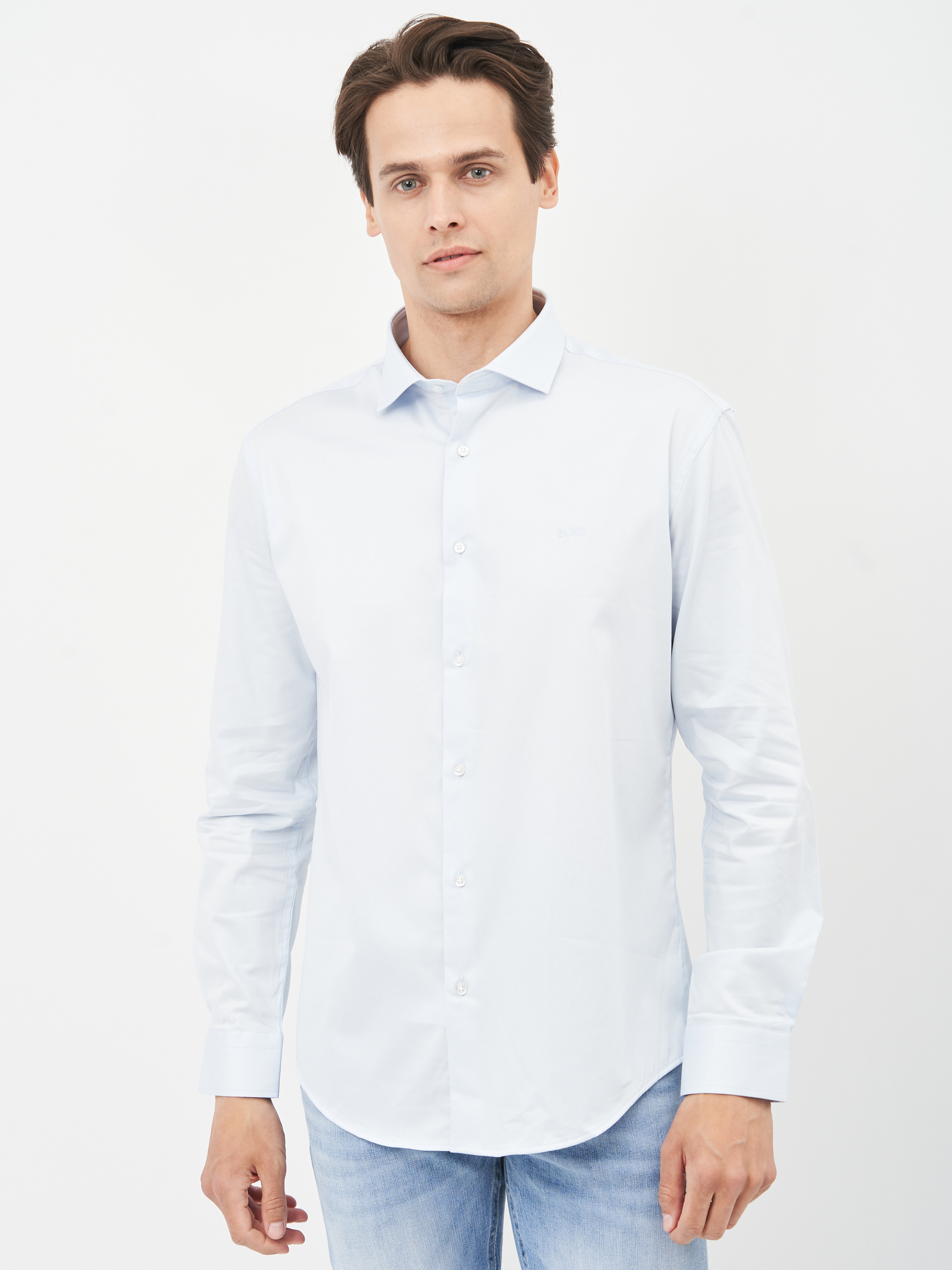 

Рубашка Hugo Boss 10693.8 XL (50) Светло-голубая
