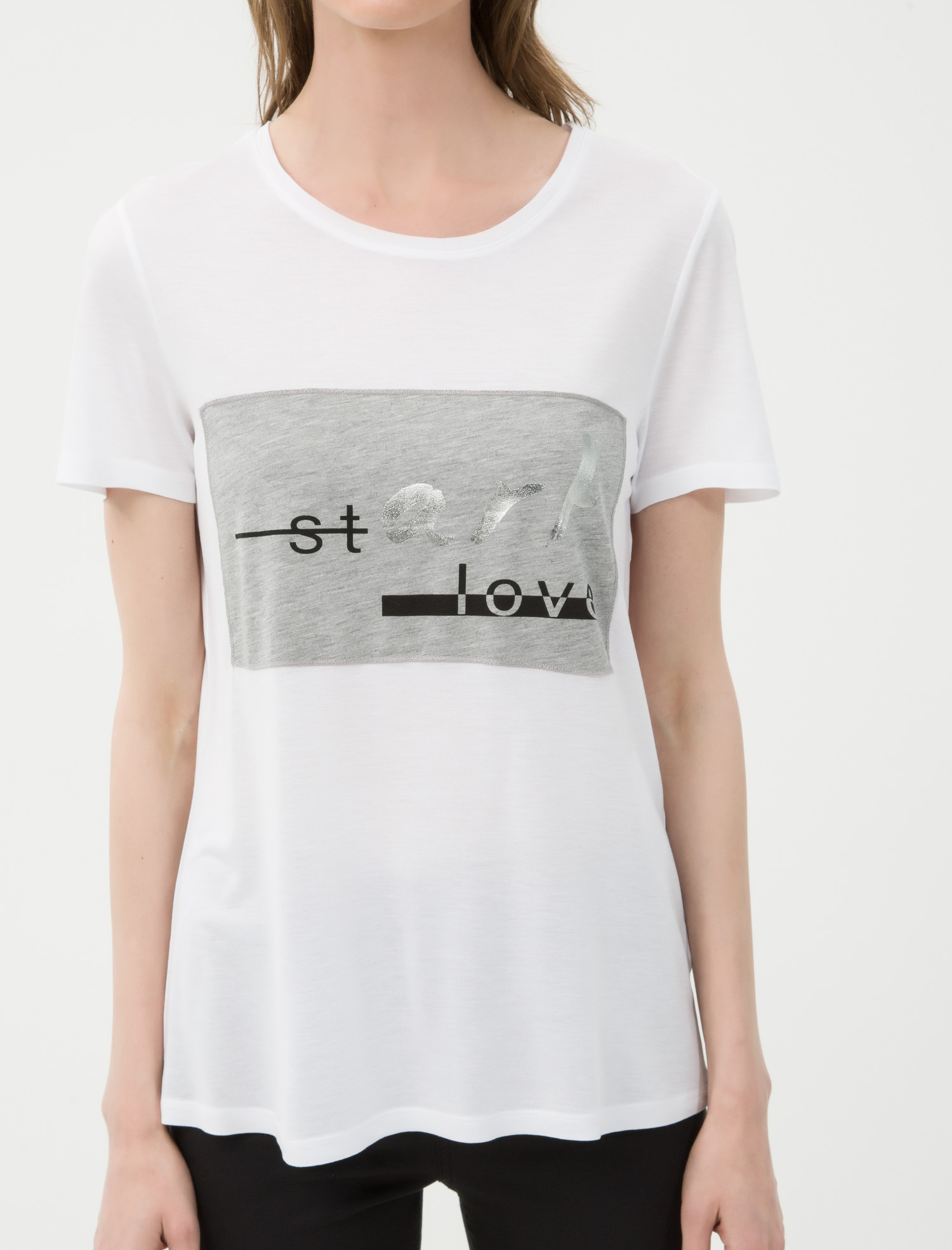 

Футболка Koton 6YAK18256GK  Off White, Футболка Koton 6YAK18256GK L Off White