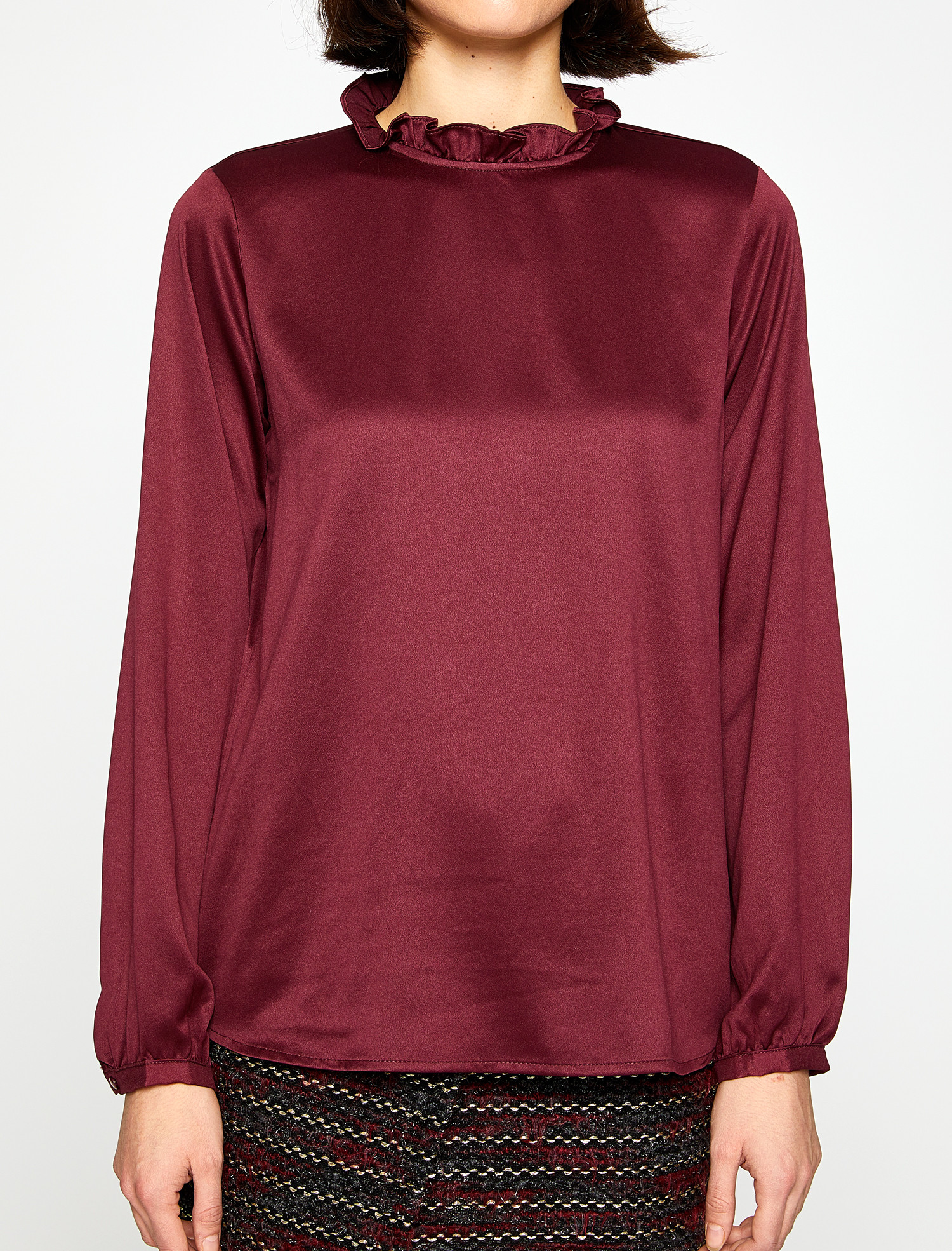 

Блузка Koton 8KAK63820EW  Bordeux, Блузка Koton 8KAK63820EW 34 Bordeux
