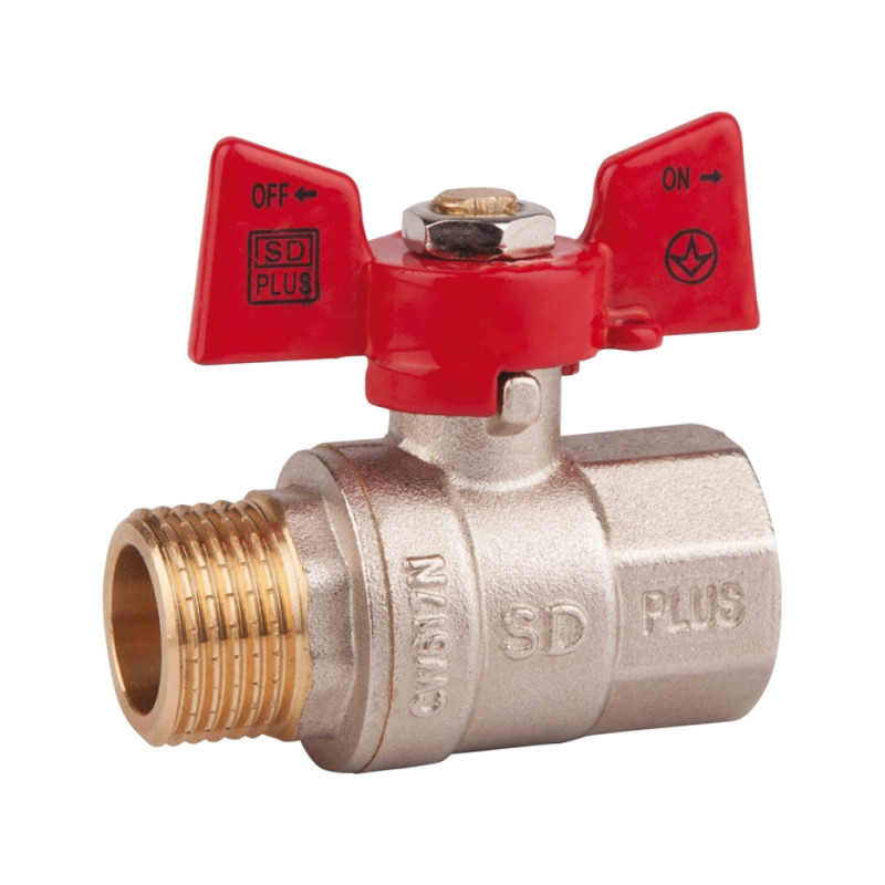 

Кран шаровой SD Plus 1" БГШ вода PN40 SD607NW25PN40