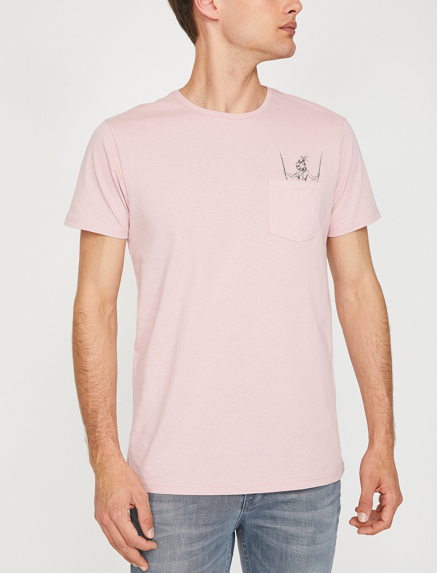 

Футболка Koton 8YAM14511CK S Rose