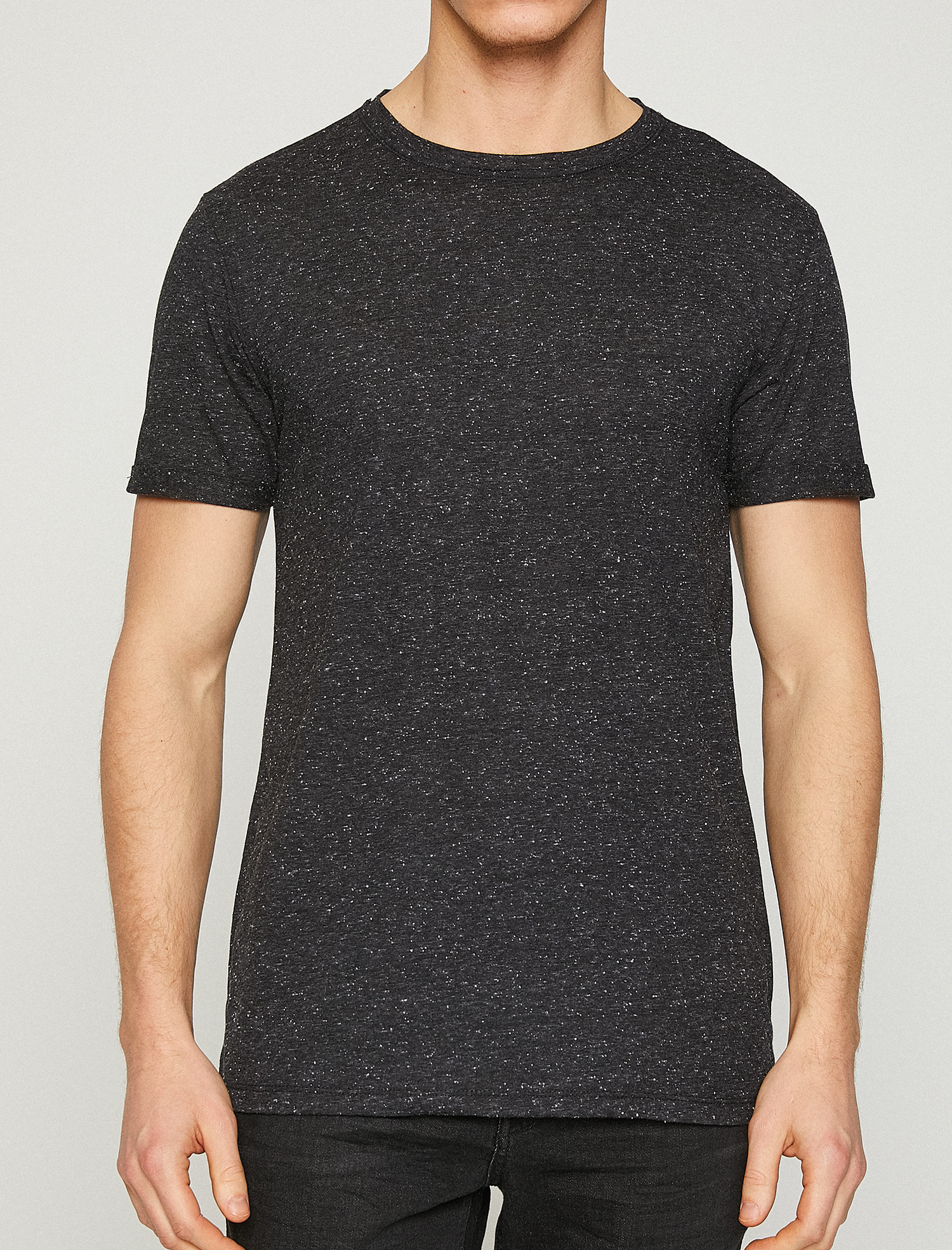 

Футболка Koton 8YAM12019NK L Black