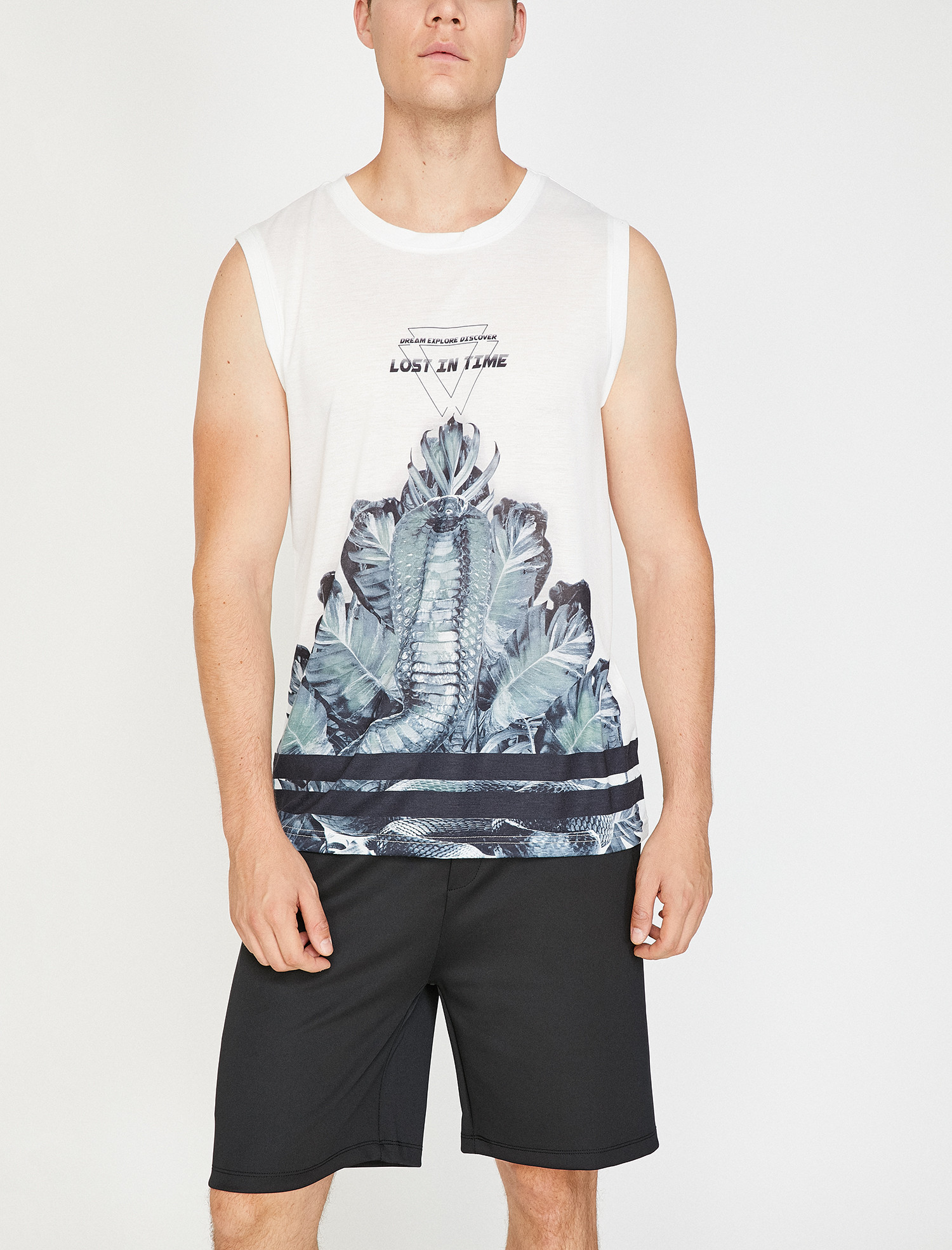 

Майка Koton 8YAM11772LK M Off White Design