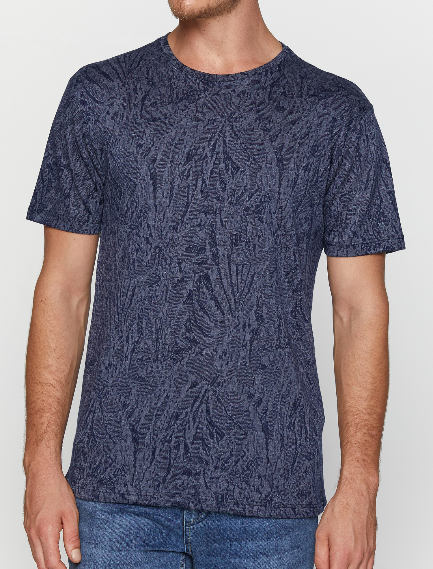 

Футболка Koton 8KAM14841OK S Navy Design