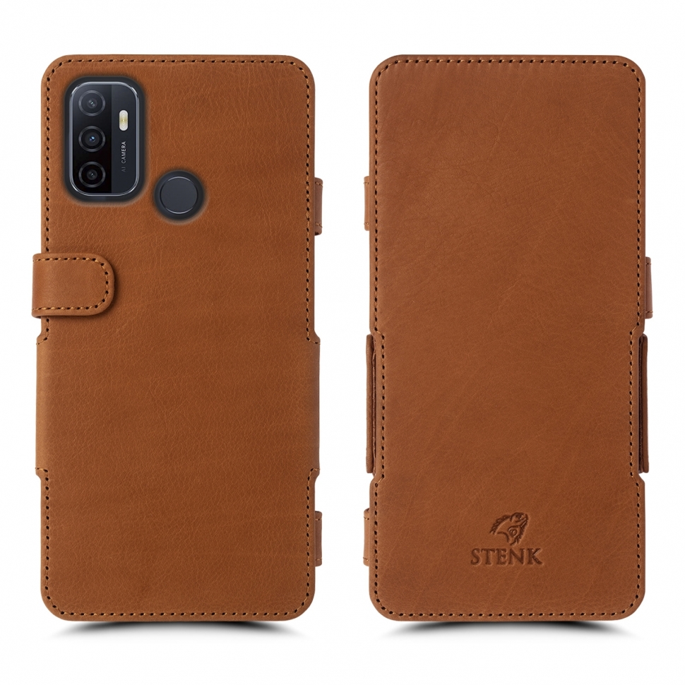

Чехол книжка Stenk Prime для OPPO A53 Camel