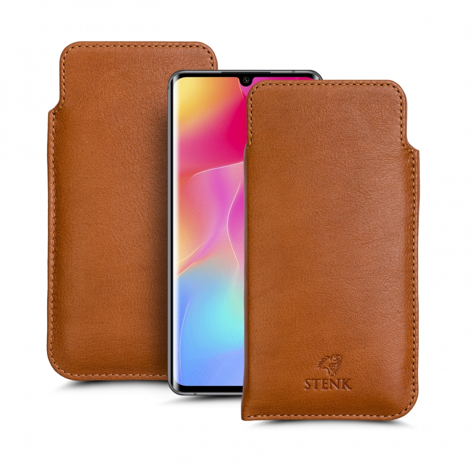 

Футляр Stenk Elegance для Xiaomi Mi Note 10 Lite Camel