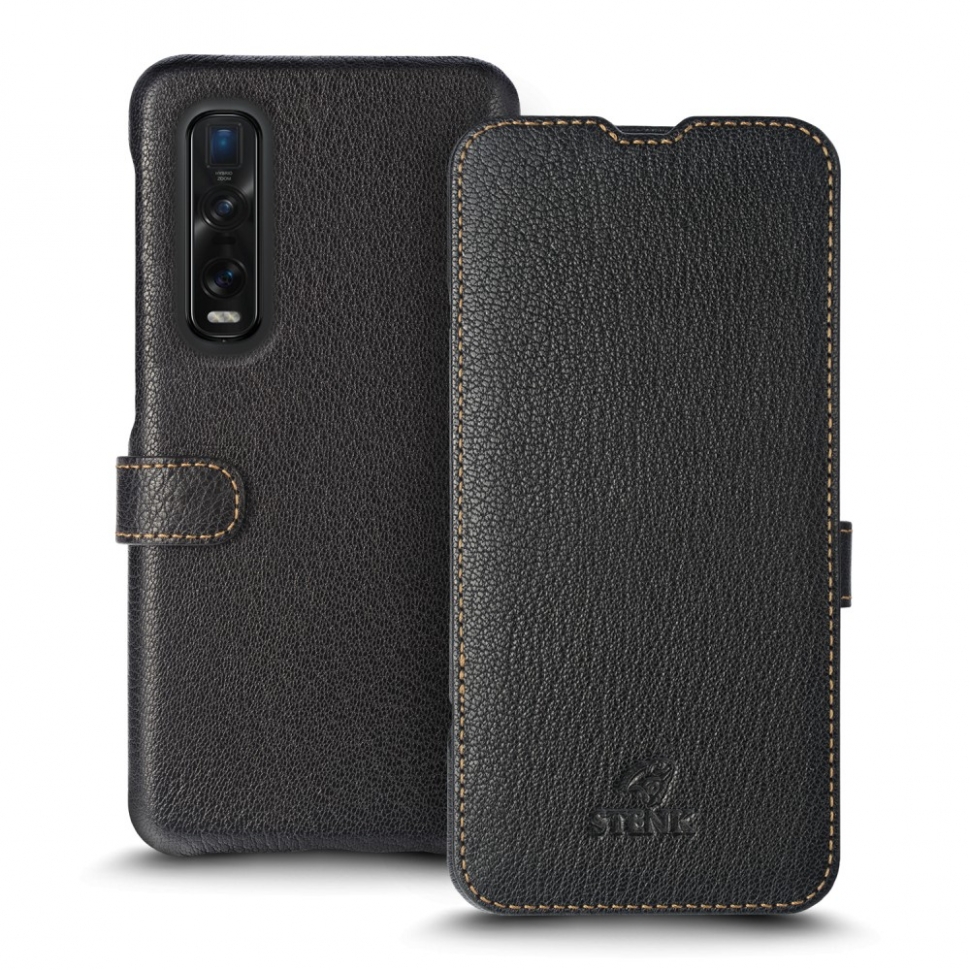 

Чехол книжка Stenk Premium для OPPO Find X2 Pro Чёрный
