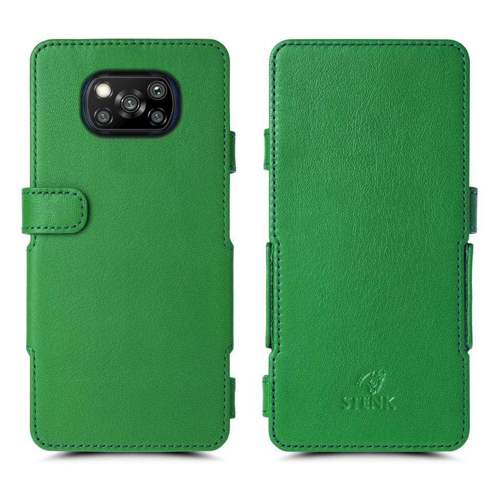 

Чехол книжка Stenk Prime для Xiaomi Poco X3 Зелёный