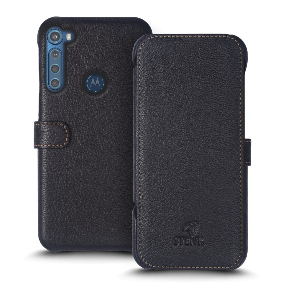 

Чехол книжка Stenk Premium для Motorola One Fusion Plus Чёрный