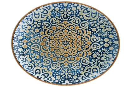 

Тарелка Bonna Alhambra 31х24 см Синий ALHMOV31OV