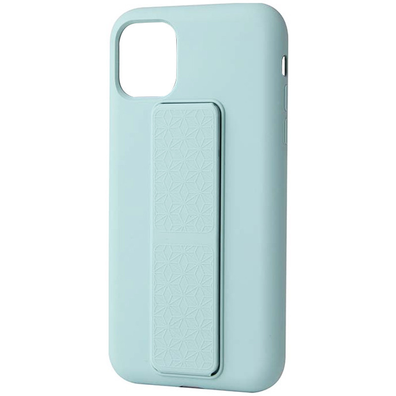 

Чехол Epik Silicone Case Hand Holder для Apple iPhone 11 Pro Max (6.5") Бирюзовый / Ice Blue