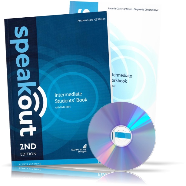 

Speakout Intermediate, Student's book + Workbook + DVD / Учебник + Тетрадь английского языка