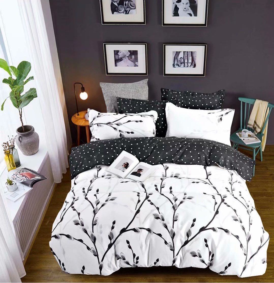 

Постельное белье Vpostelke котики, Весеннее пробуждение 1.5-Спальный 150х220 см серый, белый