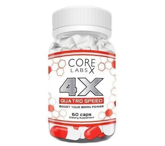 

Предтренировочный комплекс Core Labs 4X Quatro 60 капсул (4384303245)